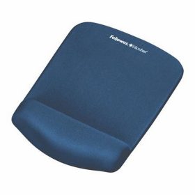   Egéralátét csuklótámasszal, habtöltésű, FELLOWES "PlushTouch™", kék