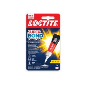   Pillanatragasztó gél, 4 g, HENKEL "Loctite Super Bond Power Gél"