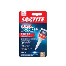   Pillanatragasztó, 5 g, HENKEL "Loctite Super Bond Precision"