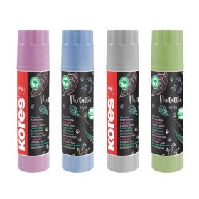   Ragasztóstift, metál színű tokban, 20 g, KORES "Metallic Style"