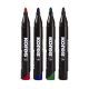 Alkoholos marker, 3-5 mm, kúpos, KORES "K-Marker XP1", 4 különböző szín