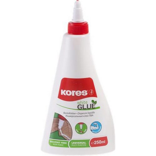 Hobbiragasztó, 250 ml, KORES "White Glue"