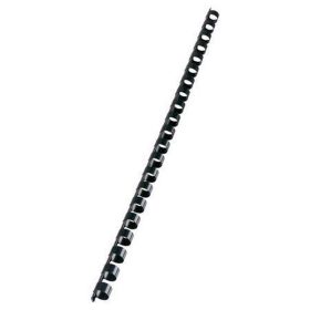 Spirál, műanyag, 12 mm, 56-80 lap, VICTORIA OFFICE, fekete