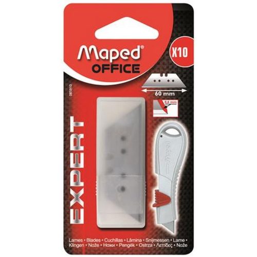 Pótkés trapéz univerzális késhez, MAPED "Expert", 10 db/bliszter