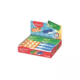   Radír display, állatos, MAPED „Animals”, vegyes minták