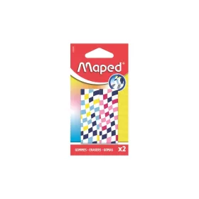   Radír, kockamintás, MAPED „Checkerboards”, vegyes minták, 2 db