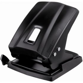   Lyukasztó, kétlyukú, 45 lap, fém, MAPED "Essentials 45", fekete