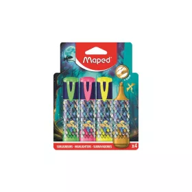   Szövegkiemelő készlet, 1-5 mm, MAPED „Dragon sárkány”, 4 különböző szín