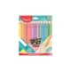 Színes ceruza készlet, háromszögletű, MAPED "Color'Peps Pastel", 24 különböző pasztell szí...