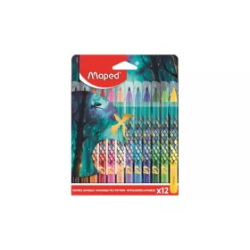   Filctoll készlet, 2,8 mm, kimosható, MAPED „Dragon sárkány”, 12 különböző szín