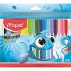 Filctoll készlet, 2 mm, kimosható, MAPED "Color'Peps Ocean", 18 különböző szín