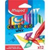   Zsírkréta, MAPED "Color'Peps Wax", 12 különböző szín