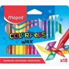   Zsírkréta, MAPED "Color'Peps Wax", 18 különböző szín