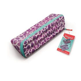   Tolltartó, háromszög alakú, kifordítható, cipzáras, MAPED "Open XXL Effect", állatmintás