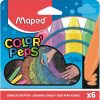   Aszfaltkréta, MAPED "Color'Peps", 6 különböző szín