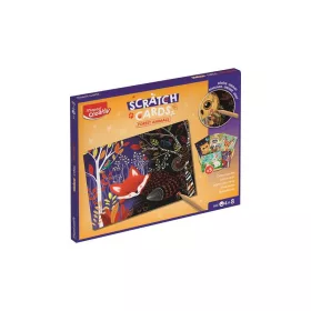   Képkarcoló készlet, erdei állatok, MAPED CREATIV "Scratch Cards"