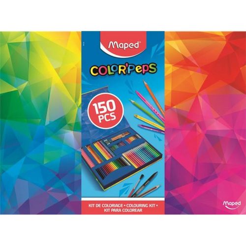 Óriás színező készlet, MAPED "Color'Peps", 150 darabos