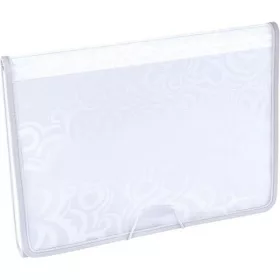   Harmonikamappa, A4, 6 részes, PP, gumis, PANTA PLAST "Tai Chi", fehér