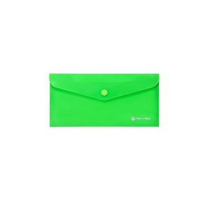   Irattartó tasak, 250x140 mm, PP, patentos, PANTA PLAST, neon zöld