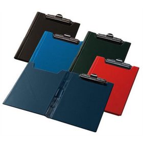   Felírótábla, fedeles, A4, sarokzsebbel, PANTA PLAST, sötétzöld