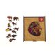 Puzzle, fa, A4, 90 darabos, PANTA PLAST "Mosaic Lion"