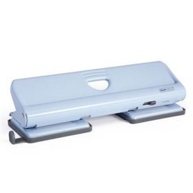   Lyukasztó, négylyukú, 22 lap, fém, RAPESCO "720", világoskék