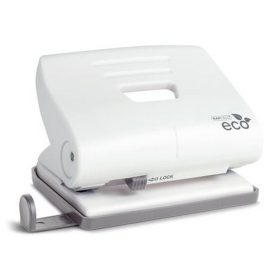   Lyukasztó, kétlyukú, 22 lap, RAPESCO "ECO", fehér
