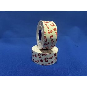 Árazószalag, 29x28 mm, fehér