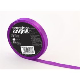 Szatén szalag, 12 mm x 32 m, lila