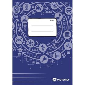   Füzet, tűzött, A5, vonalas, 32 lap, 3. osztály, VICTORIA PAPER Circle "12-32"