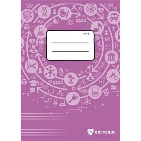   Füzet, tűzött, A5, hangjegy, 16 lap, VICTORIA PAPER Circle "36-16"