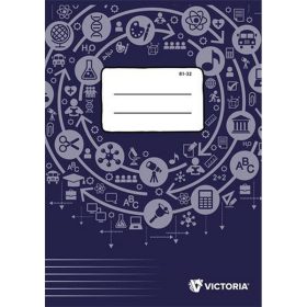   Füzet, tűzött, A4, vonalas, 32 lap, VICTORIA PAPER Circle "81-32"