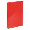   Gyűrűs könyv, 2 gyűrű, 25 mm, A4, PP, VIQUEL "Propyglass", piros