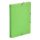 Gumis mappa, 30 mm, PP, A4, VIQUEL "Coolbox", áttetsző zöld
