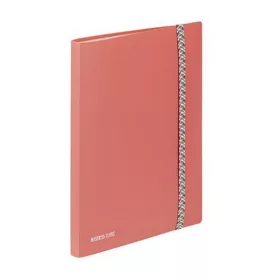   Bemutatómappa, 30 zsebes, A4, VIQUEL "Business Class", korall