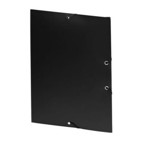   Gumis mappa, 15 mm, PP, A4, VIQUEL "Essentiel", fekete