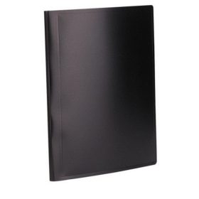   Bemutatómappa, 10 zsebes, A4, VIQUEL "Essentiel", fekete