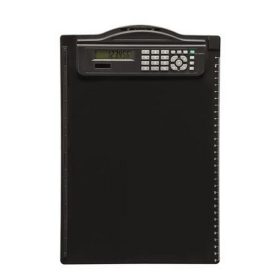 Felírótábla, A4, műanyag, számológéppel, MAUL, fekete