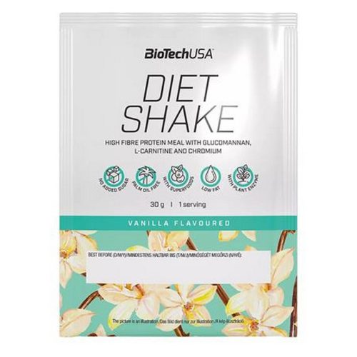 Étrend-kiegészítő italpor, 30g, BIOTECH USA "Diet Shake", vanília