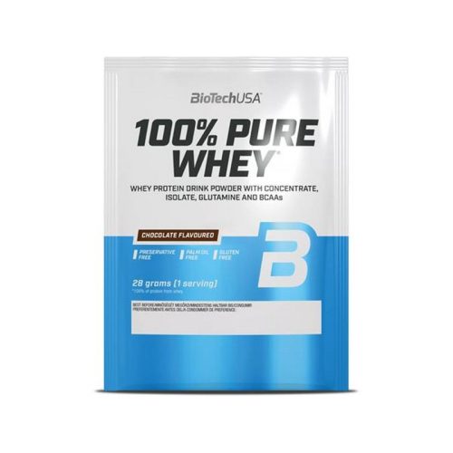 Tejsavó fehérjepor, 28g, BIOTECH USA "100% Pure Whey", csokoládé