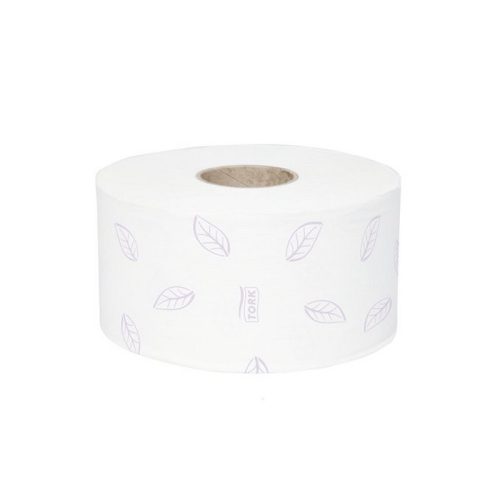 Toalettpapír, T2 rendszer, 3 rétegű, 18,7 cm ámérő, Premium, TORK "Mini Jumbo", fehér
