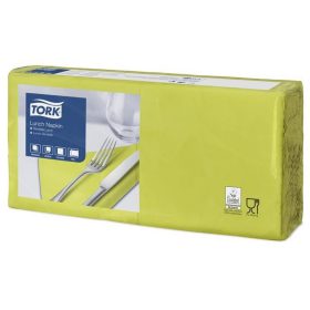   Szalvéta, 1/4 hajtogatott, 2 rétegű, 33x33 cm, Advanced, TORK "Lunch", lime