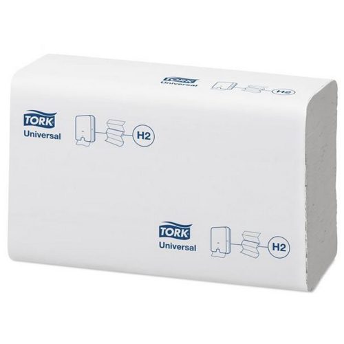 Kéztörlő, Interfold hajtás, 2 rétegű, 237 lap, H2 rendszer, Universal, TORK "Xpress Multif...