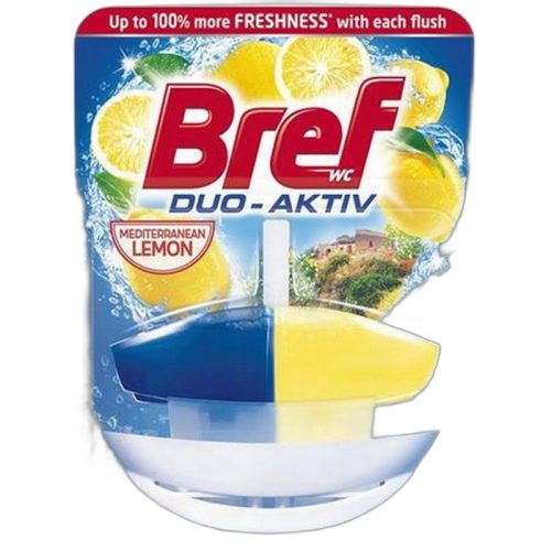 WC illatosító gél, 50 ml, BREF "Duo Aktiv", citrus