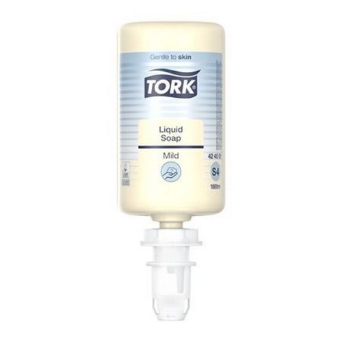 Folyékony szappan, 1 l, S4 rendszer, TORK "Enyhén illatosított", világossárga