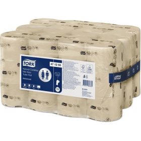   Toalettpapír, belsőmag nélküli, T7 rendszer, 2 rétegű, 13,1 cm átmérő, Advanced, TORK "Mid...