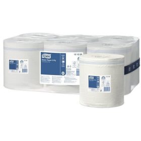   Kéztörlő, tekercses, belsőmag-adagolás, 2 rétegű, M2 rendszer, Universal, TORK, fehér