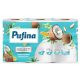 Toalettpapír, 4 rétegű, kistekercses, 6 tekercs, PUFINA "Relaxing Coconut", kókusz illatta...