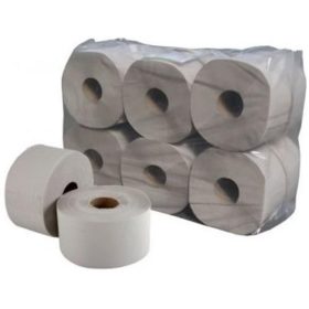   Toalettpapír, 1 rétegű, nagytekercses, 130 m, 19 cm átmérő, "Vella", natúr