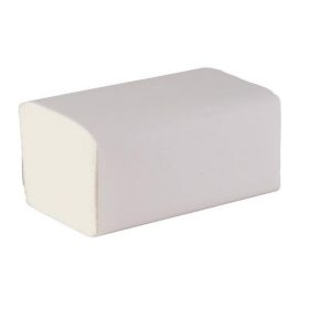   Kéztörlő, Z/V hajtogatott, 2 rétegű, 150 lap, VICTORIA HYGIENE, "Fine", fehér